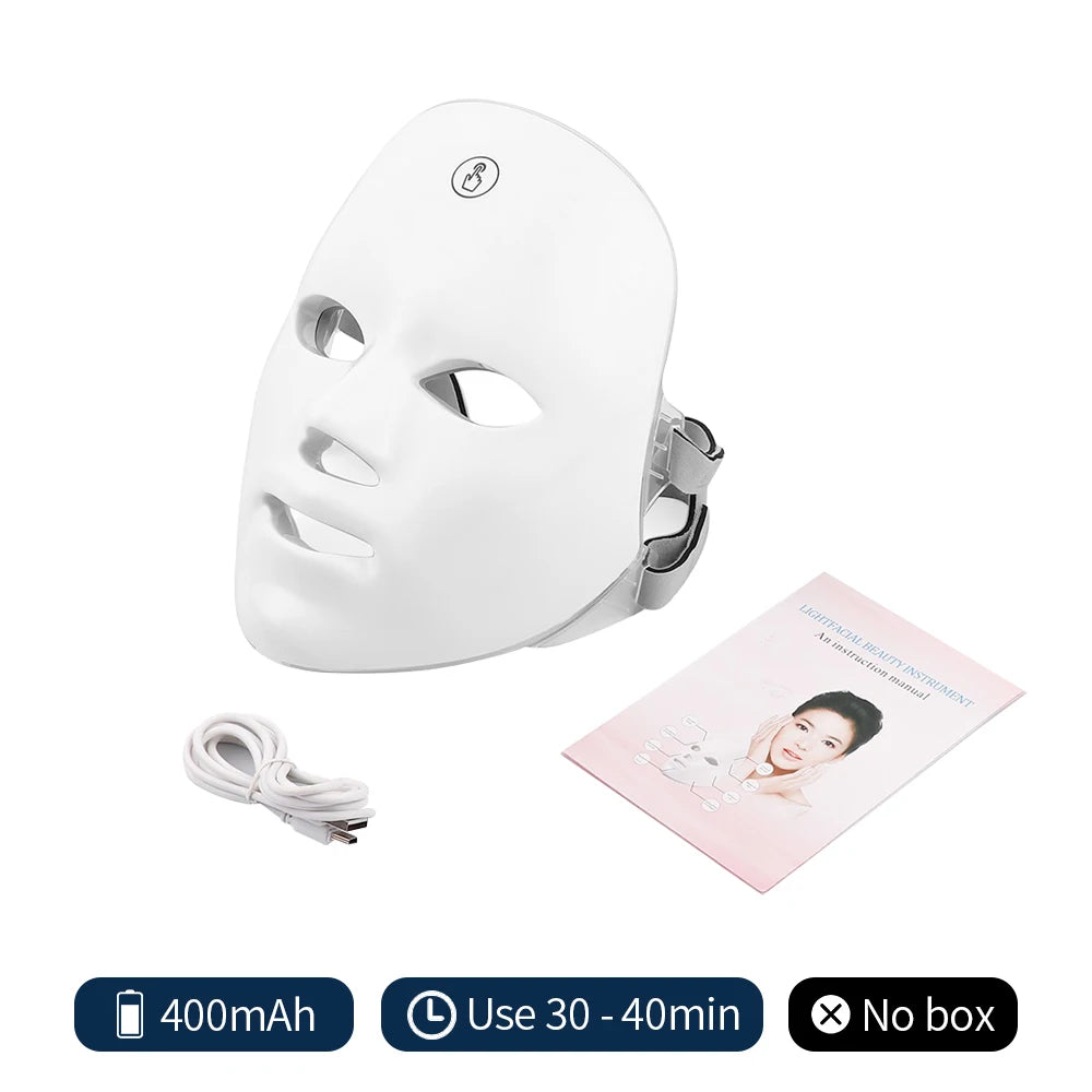 My World Of Beauty™  Rechargeable Facial LED Mask 7