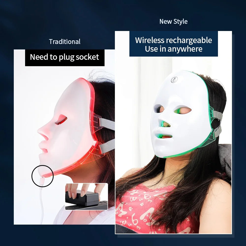 My World Of Beauty™  Rechargeable Facial LED Mask 7