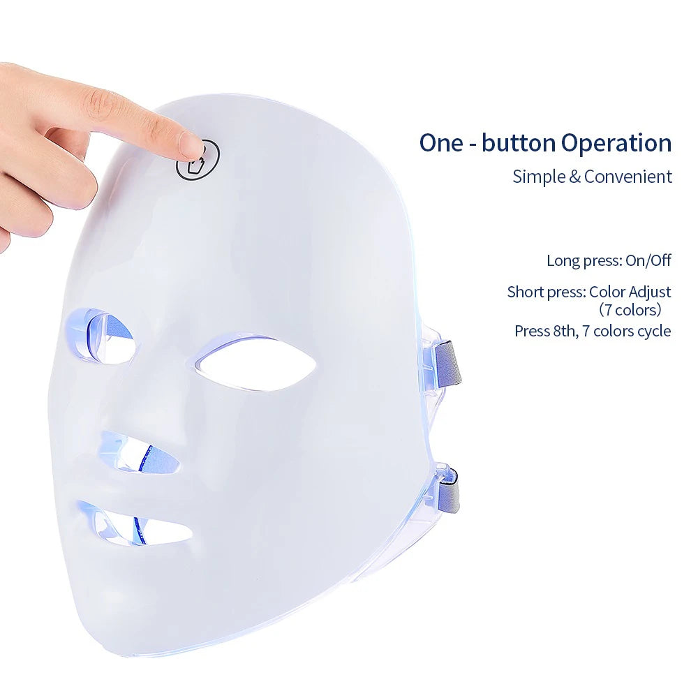 My World Of Beauty™  Rechargeable Facial LED Mask 7